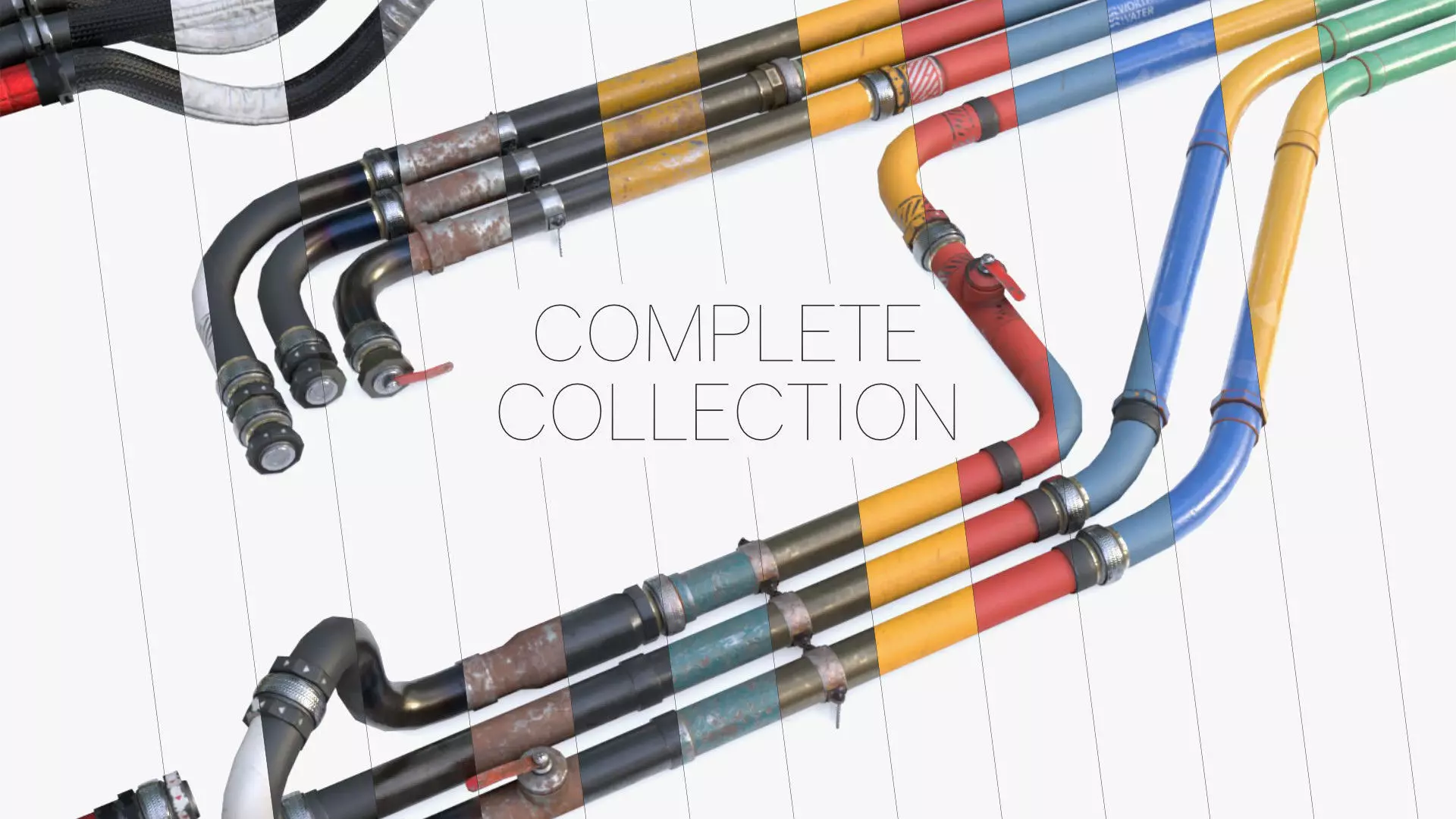Modular Pipes Diameter 10 - Complete Collection _0