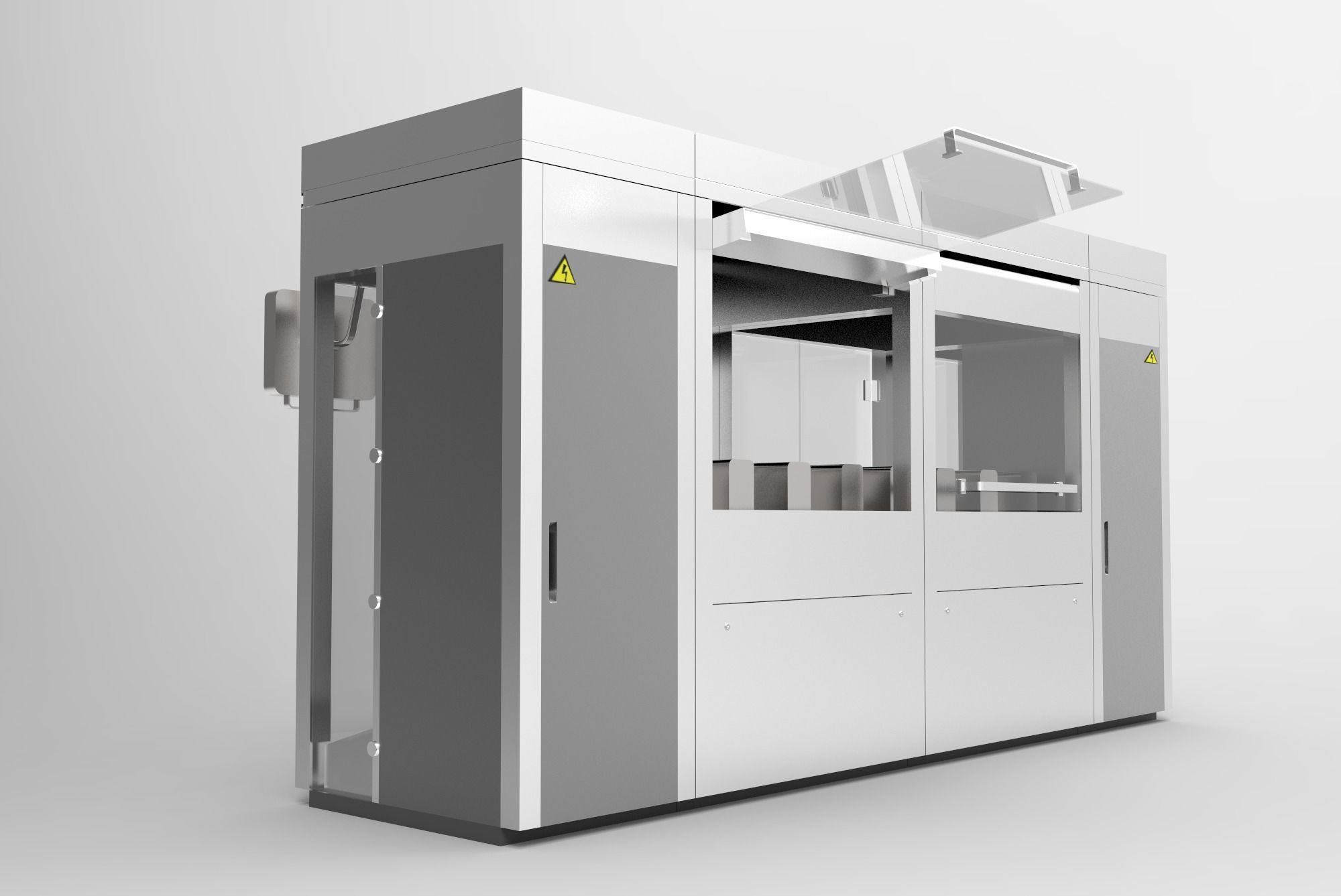 Modular Workstation 3D model_2