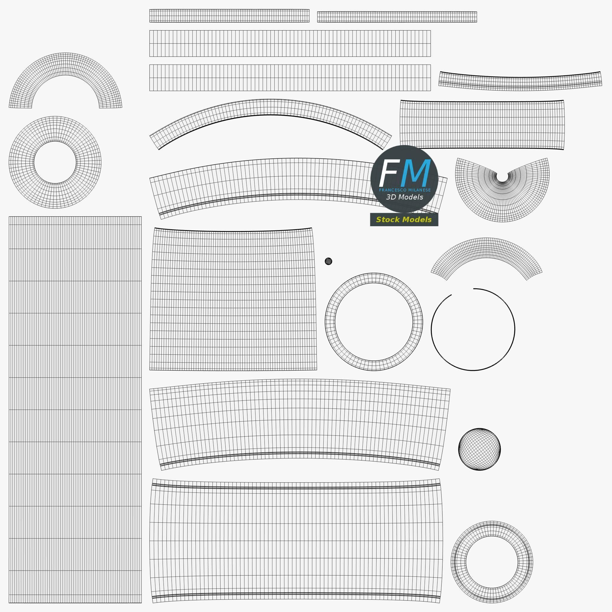 Stereo jack plug 3D model_11