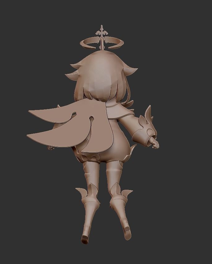 Paimon Genshin Impact 3D print model_10