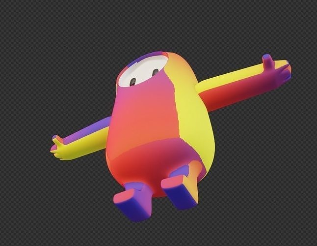 Fall Guy model 3D 3D model