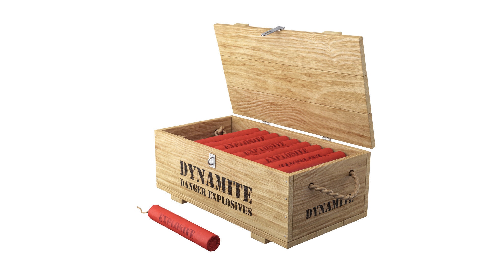 Dynamite box 3D model_3