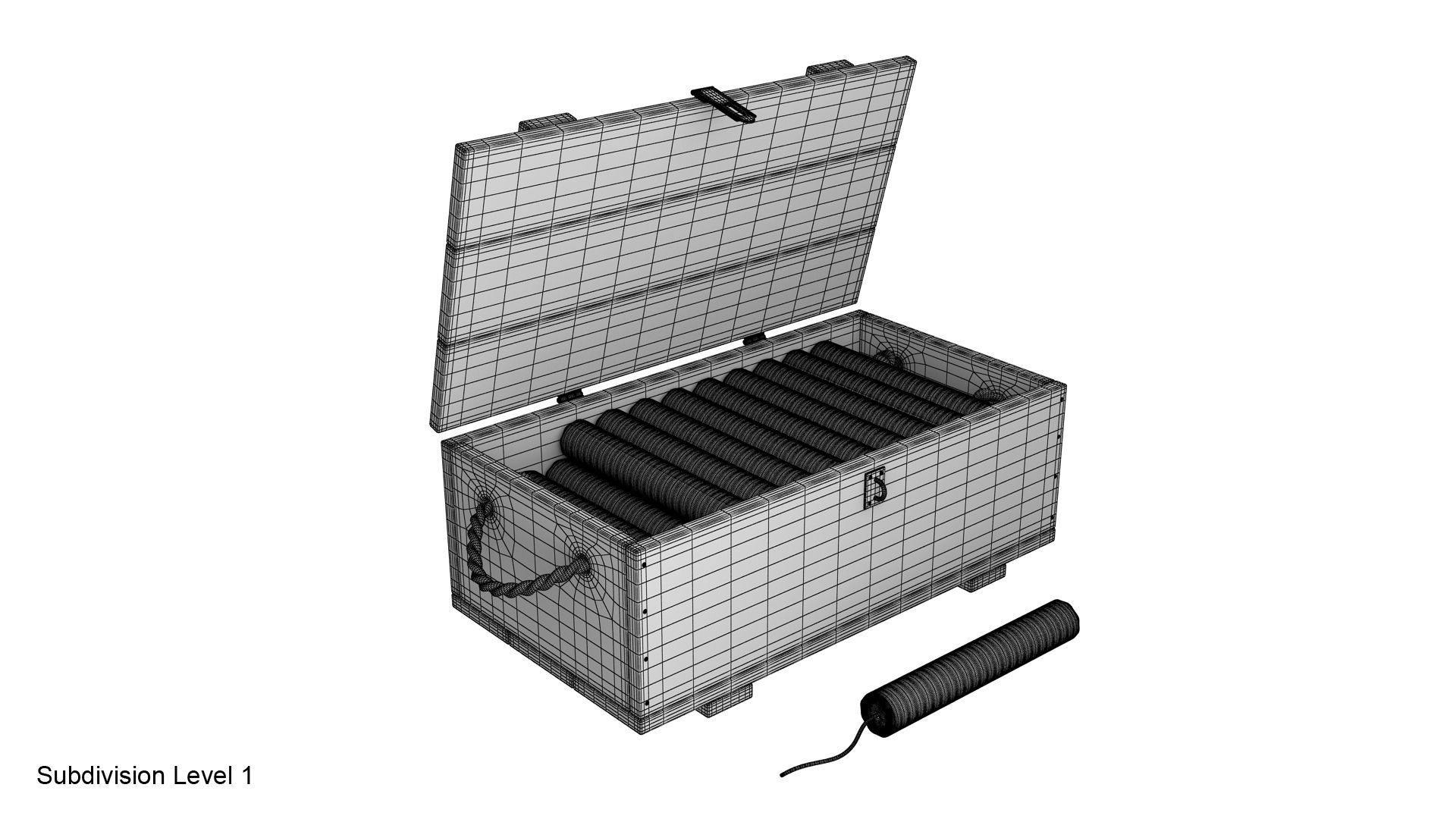 Dynamite box 3D model_34