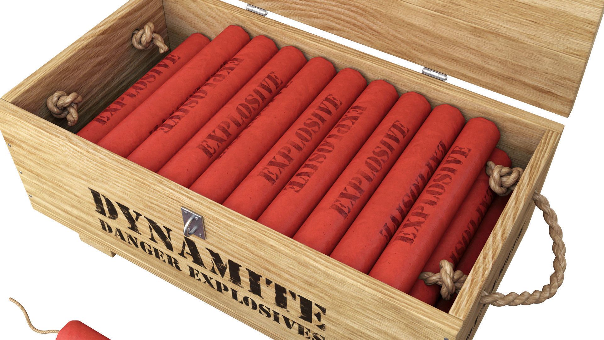 Dynamite box 3D model_13