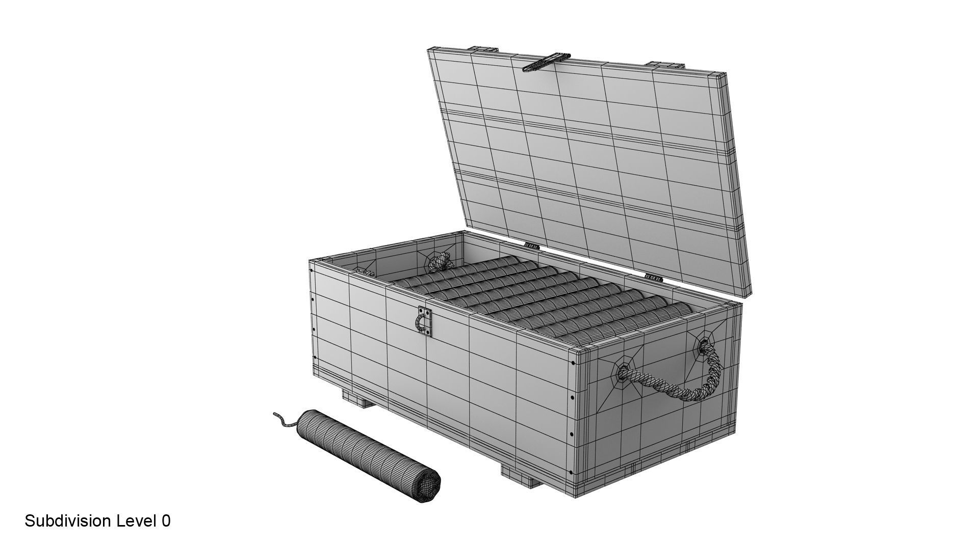 Dynamite box 3D model_20