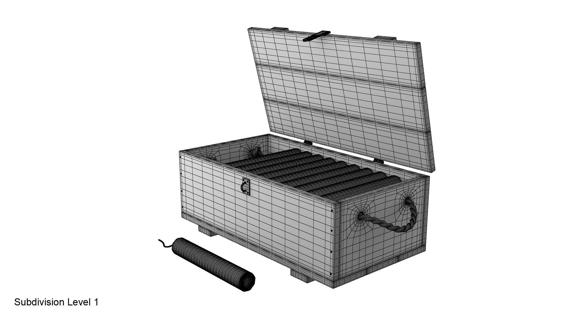 Dynamite box 3D model_35