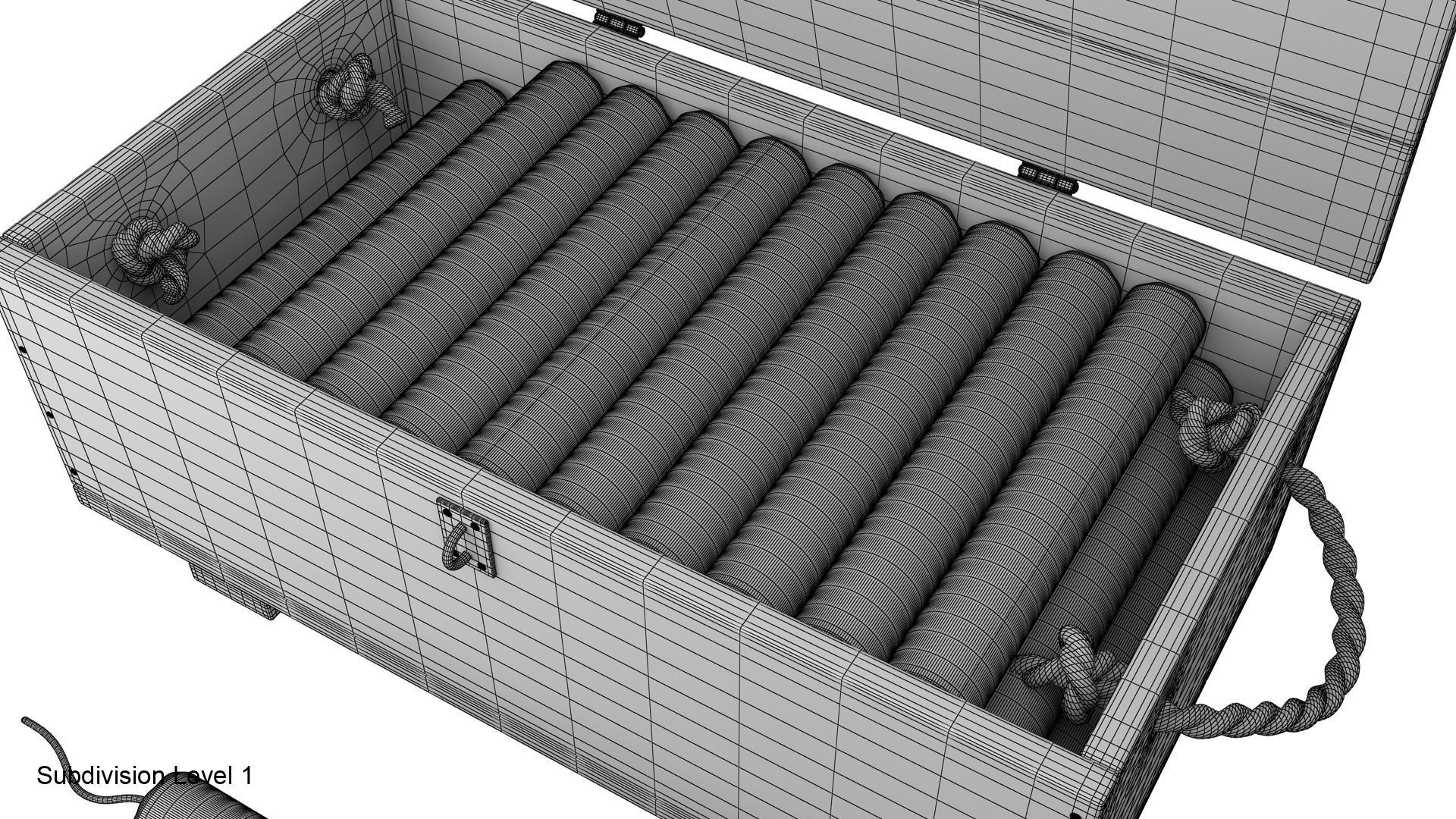 Dynamite box 3D model_45