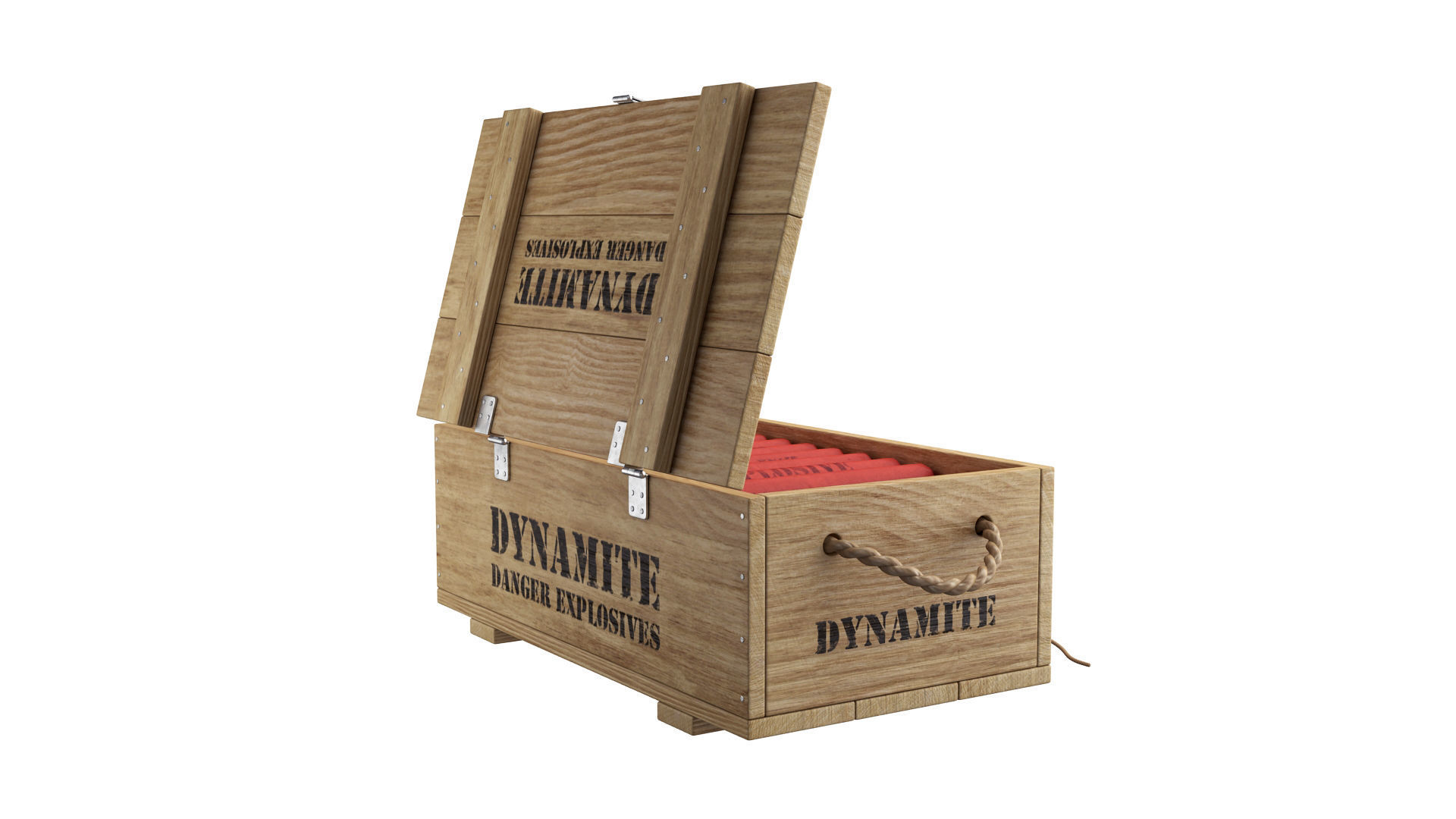 Dynamite box 3D model_5