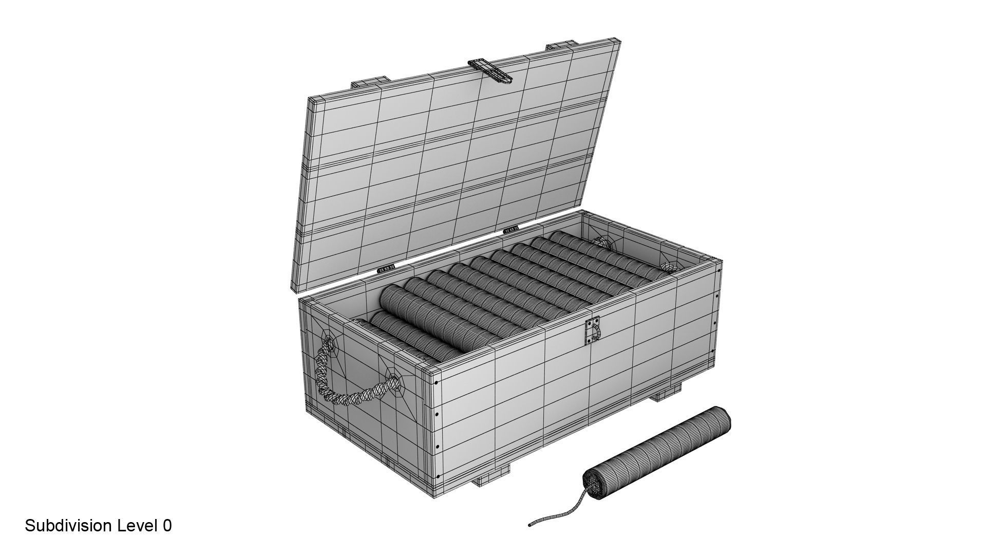 Dynamite box 3D model_19