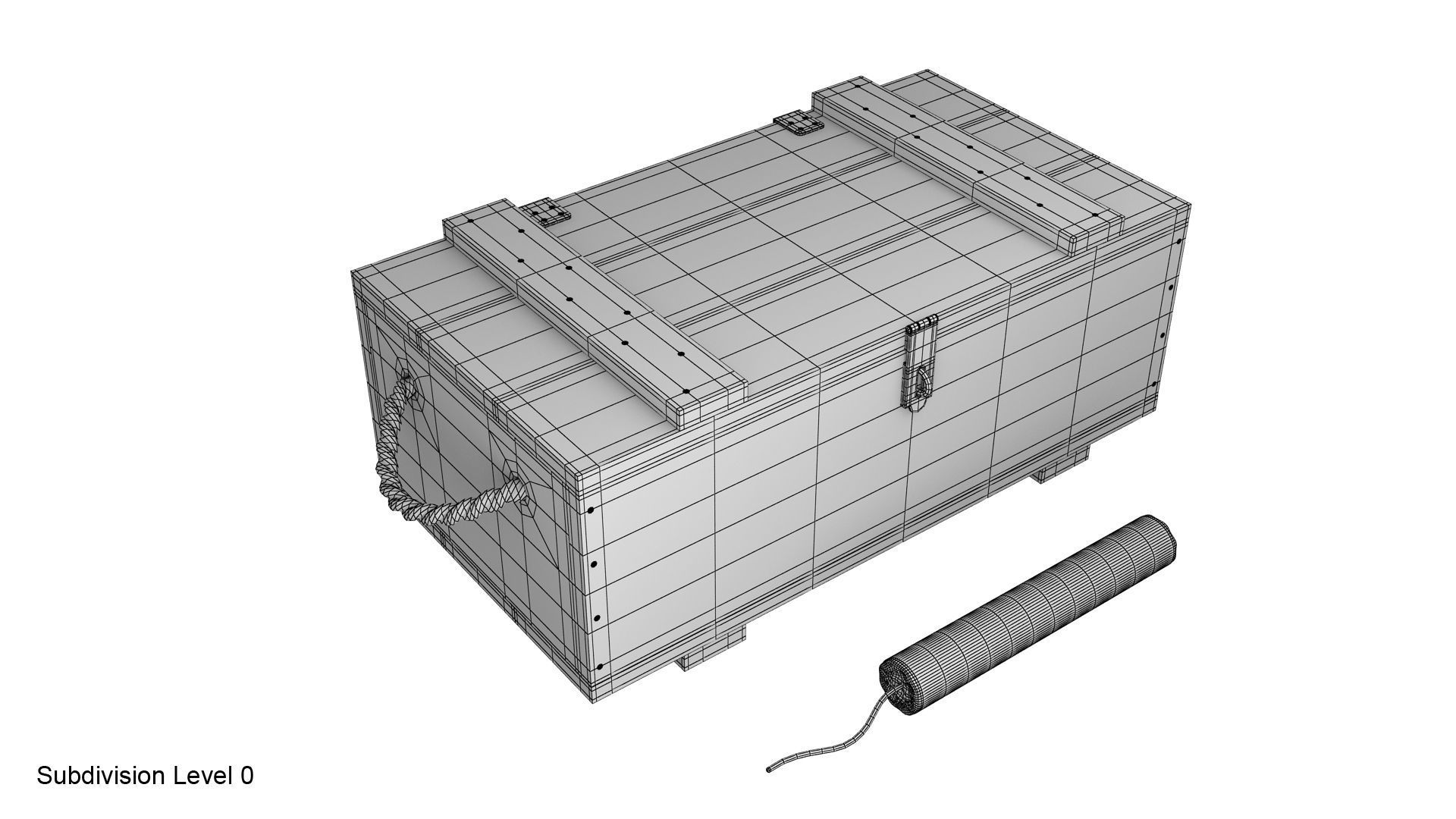 Dynamite box 3D model_23