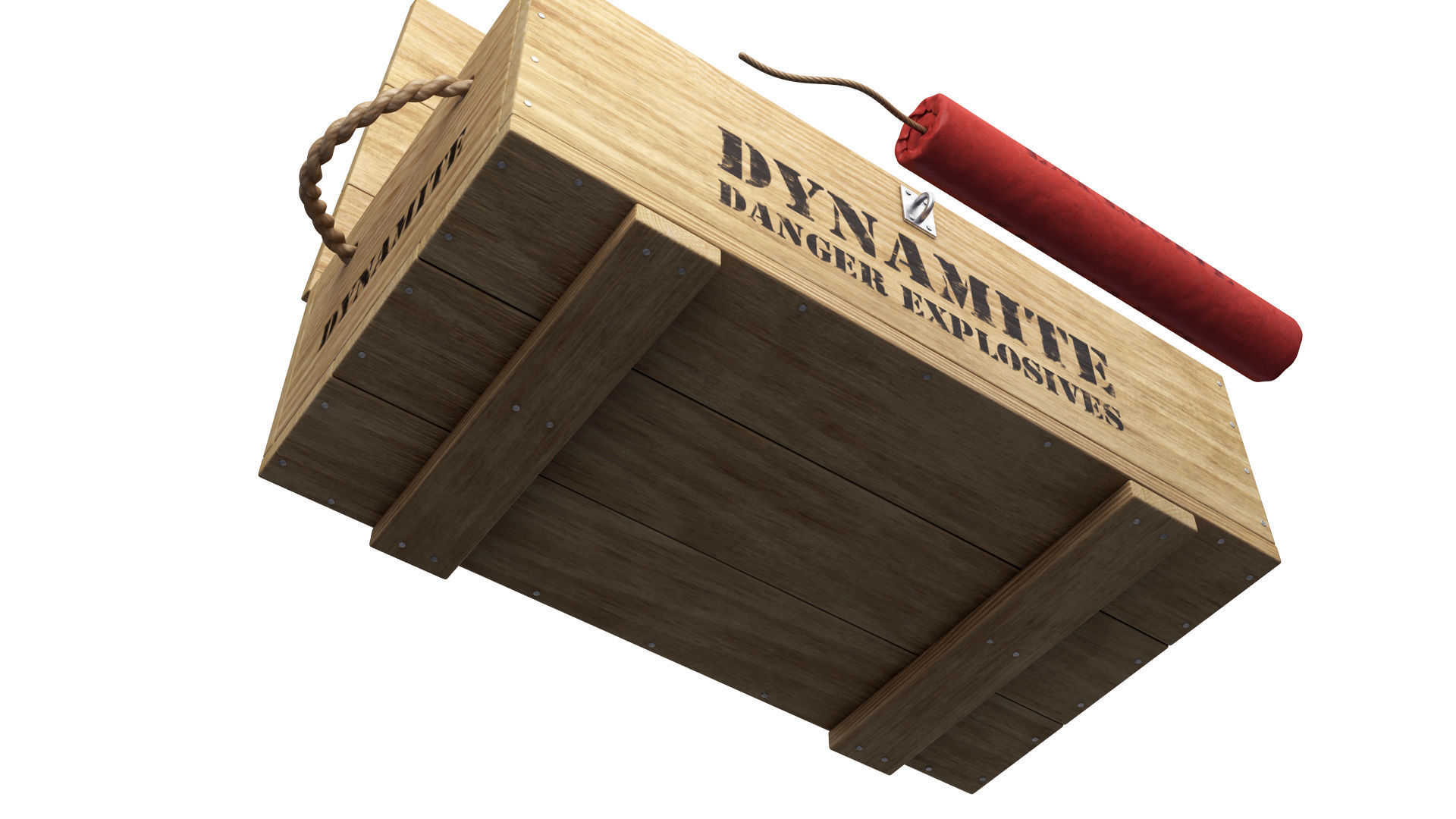 Dynamite box 3D model_11