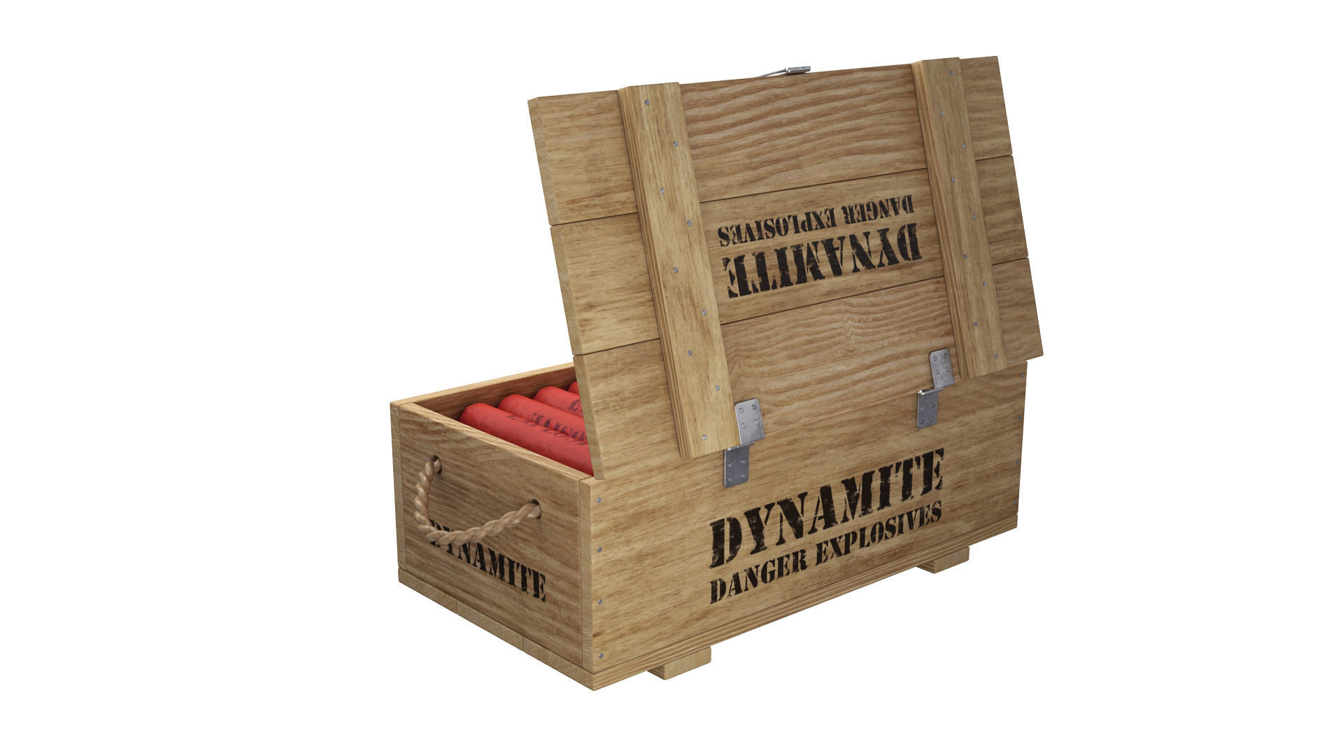 Dynamite box 3D model_4