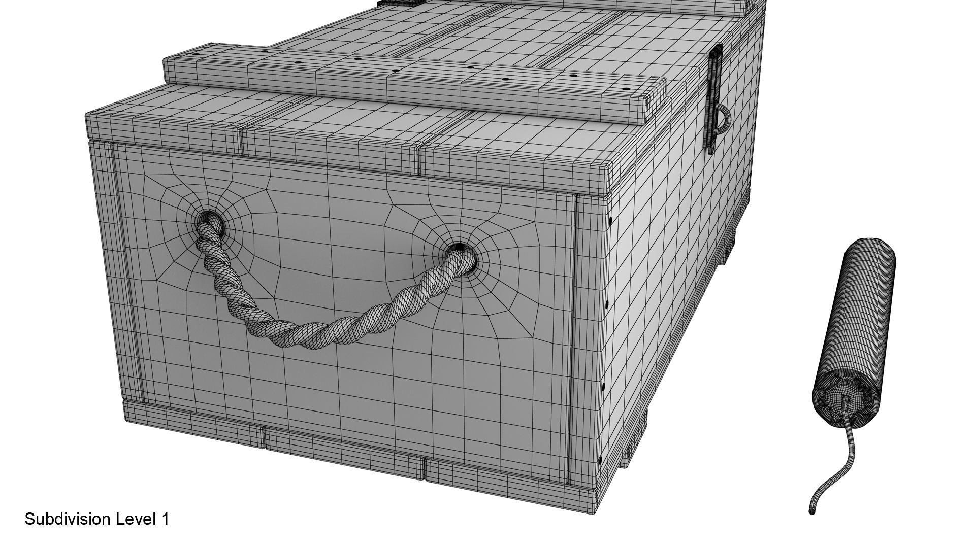 Dynamite box 3D model_48