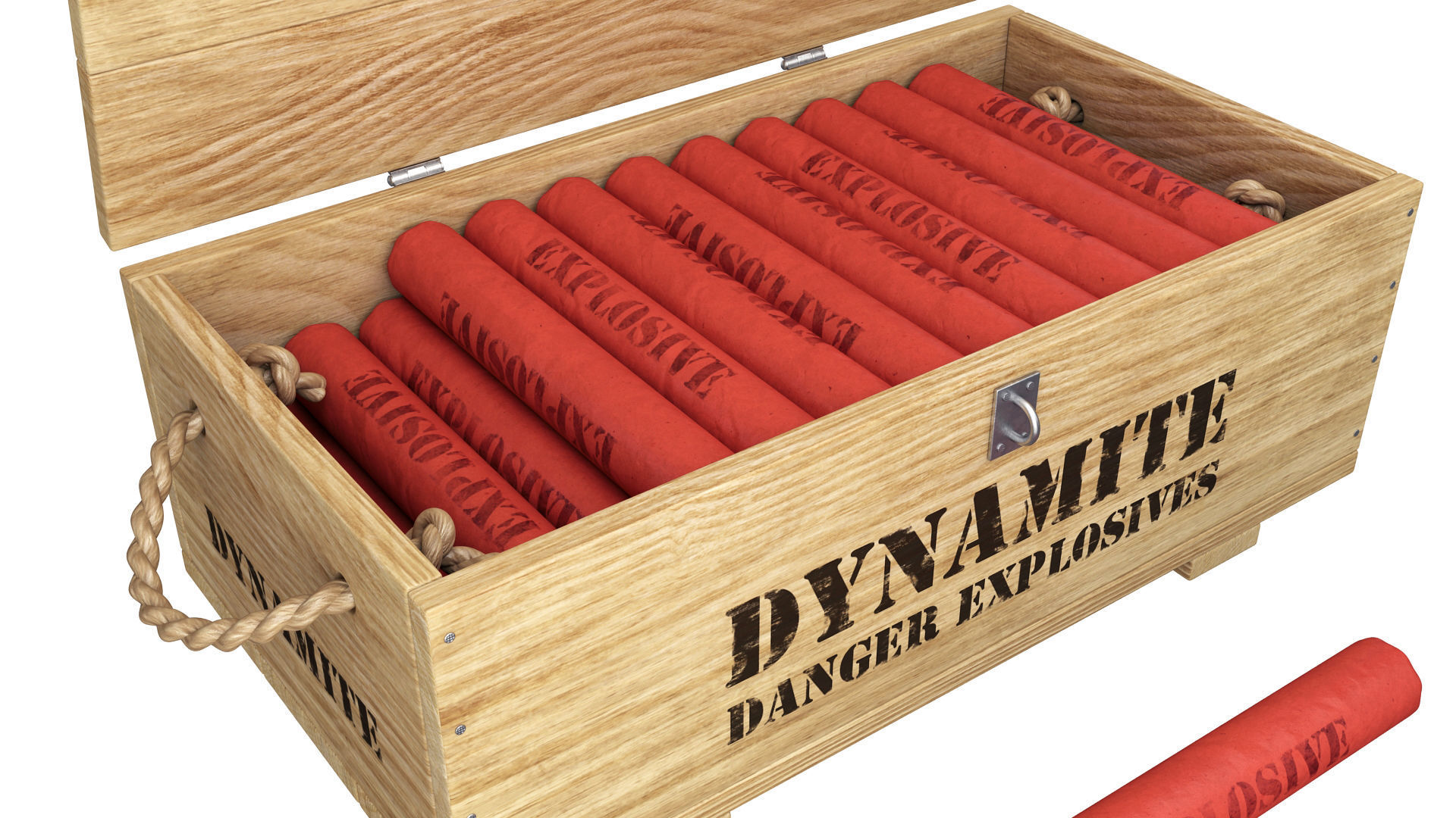 Dynamite box 3D model_10
