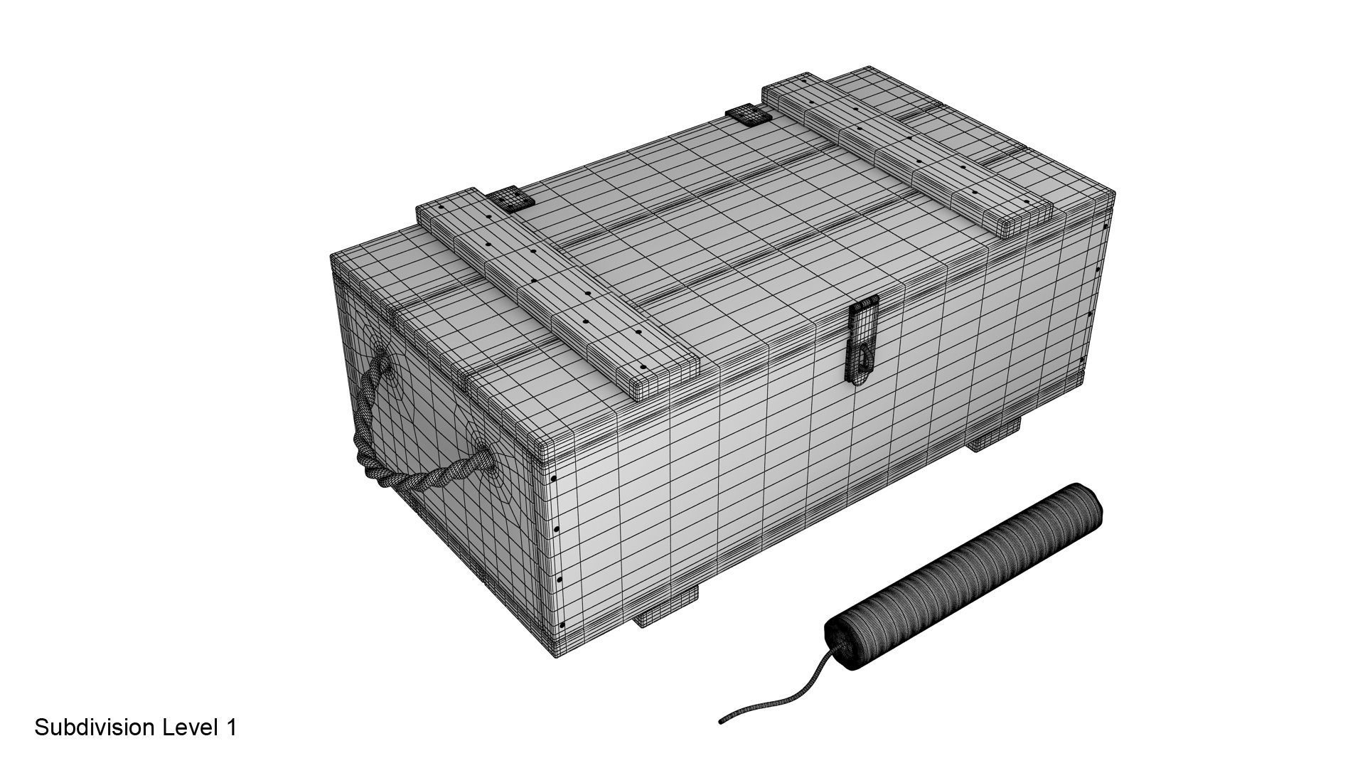 Dynamite box 3D model_38