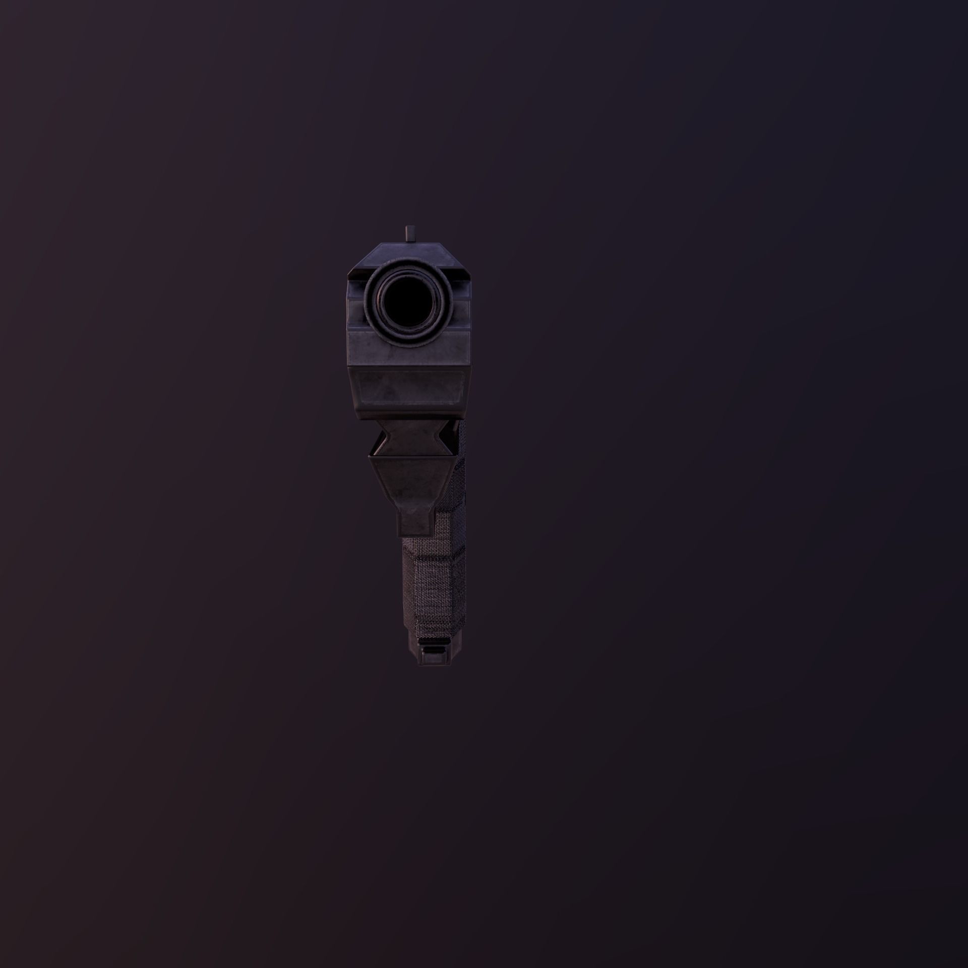 Sci-Fi Glock  Low-poly 3D model_3