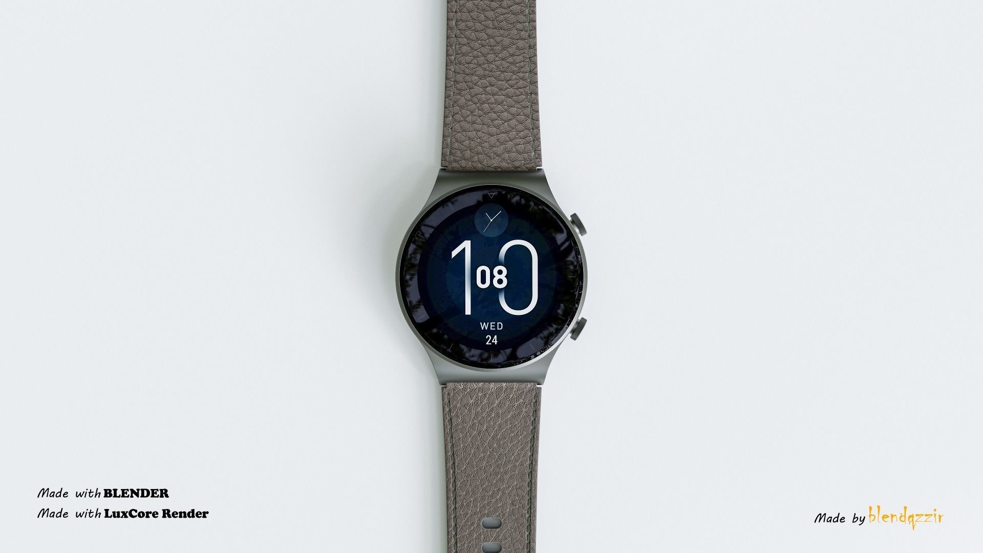 HUAWEI SMARTWATCH GT2 PRO 3D model_3