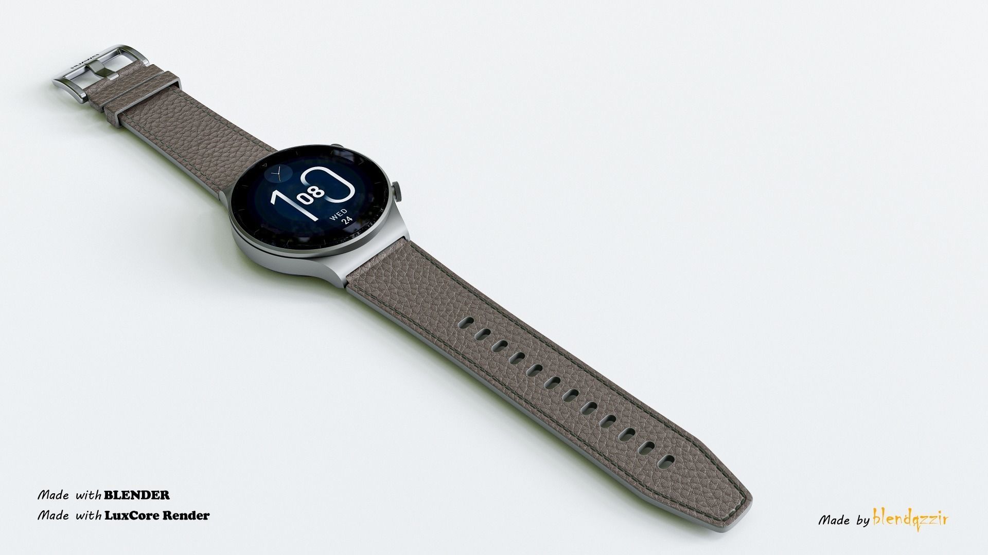 HUAWEI SMARTWATCH GT2 PRO 3D model_1