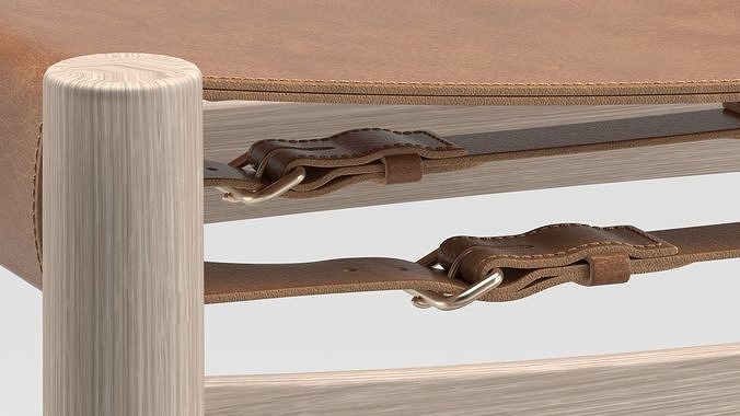 Frederica Spanish Dining Chair 3D model 4