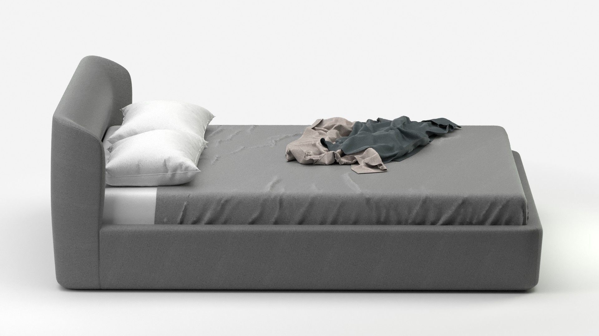 GUBI Bed 3D model_5