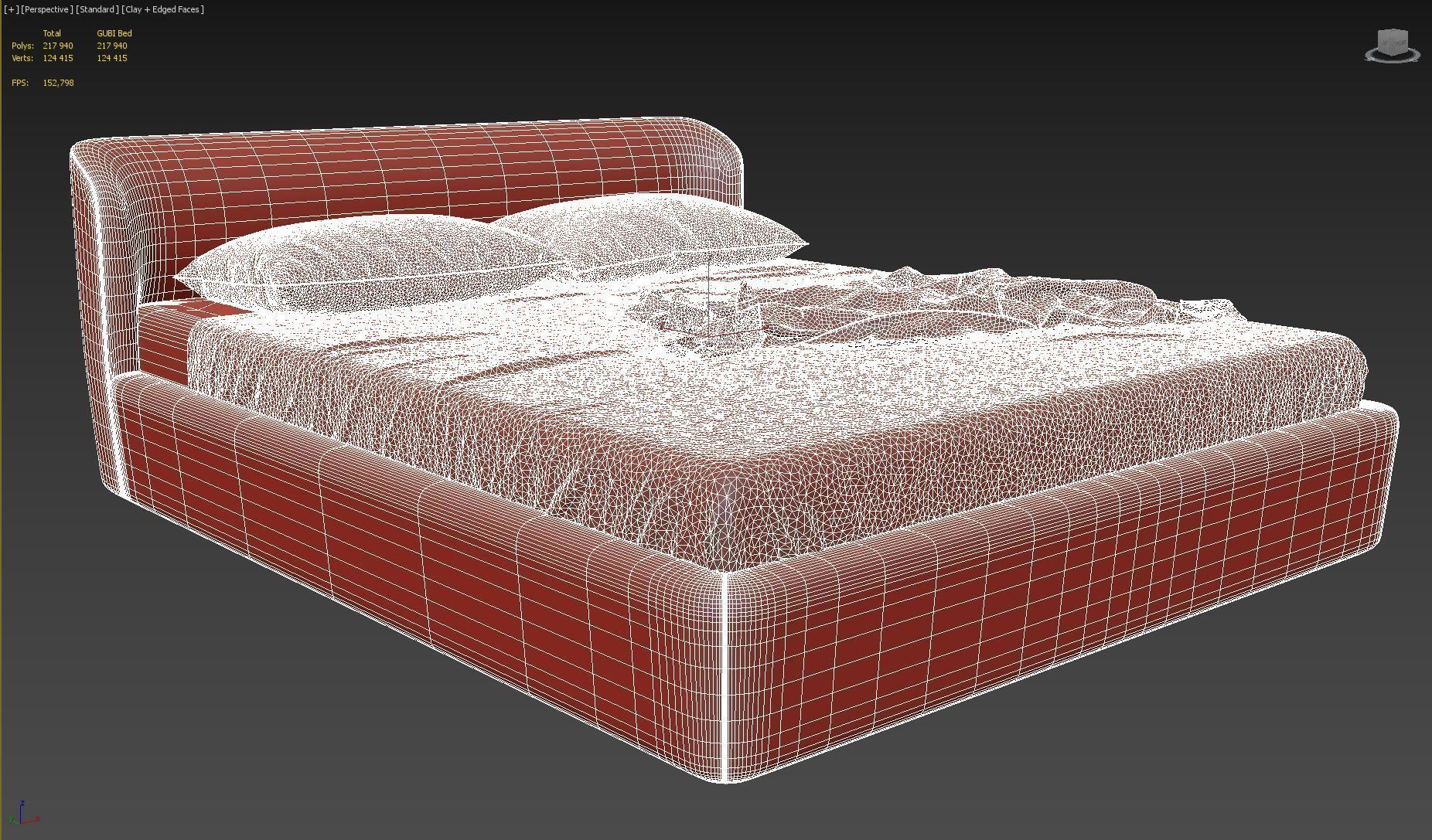 GUBI Bed 3D model_17