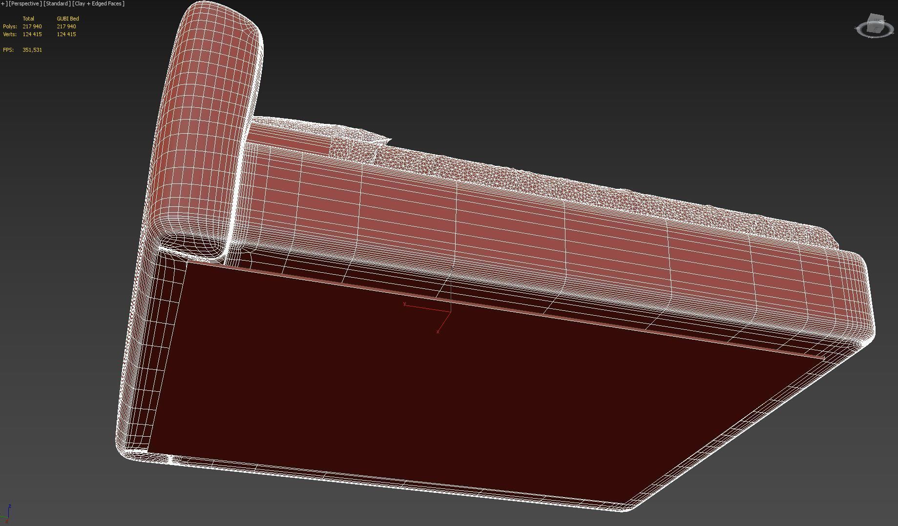 GUBI Bed 3D model_18