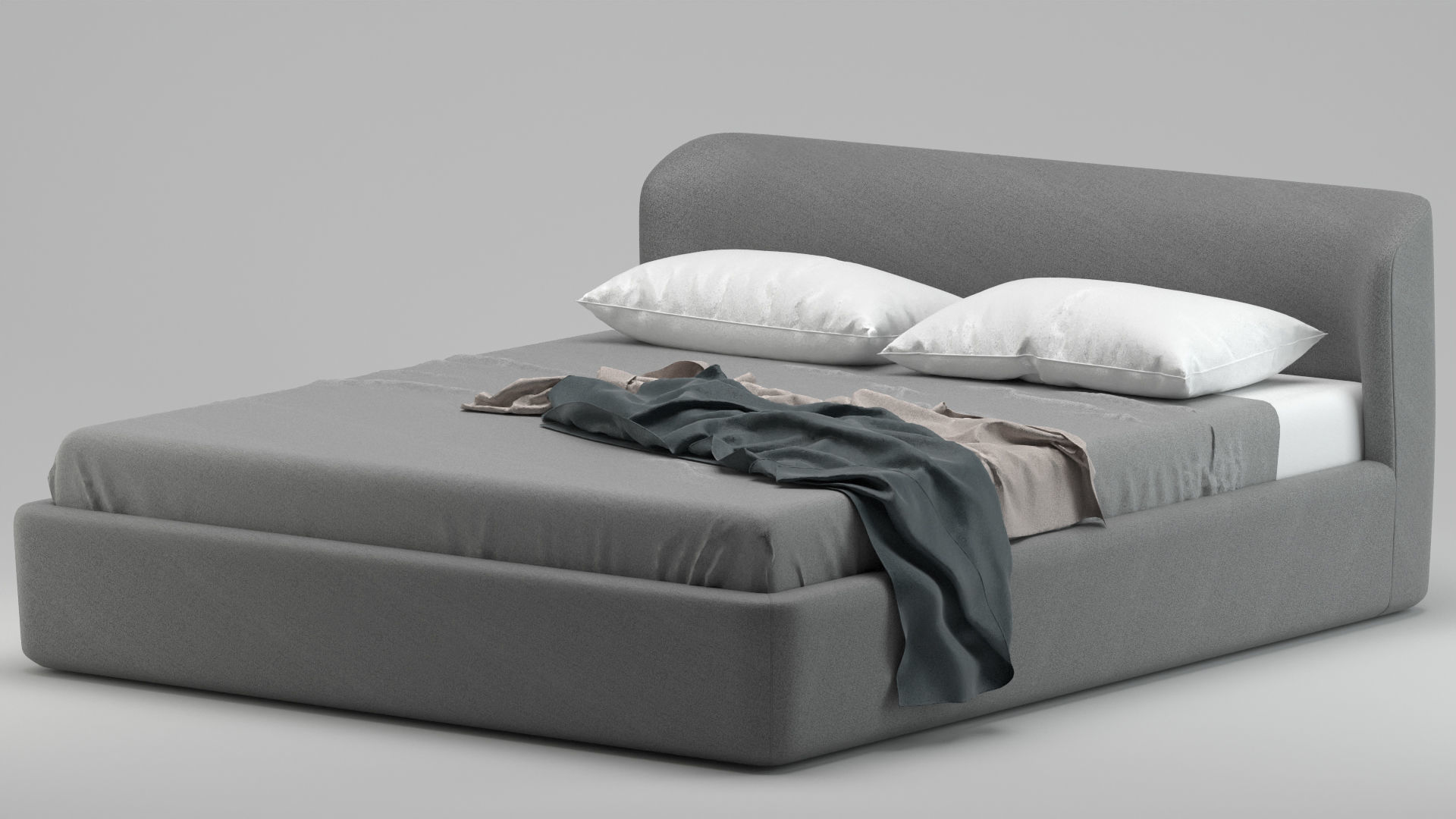 GUBI Bed 3D model_4