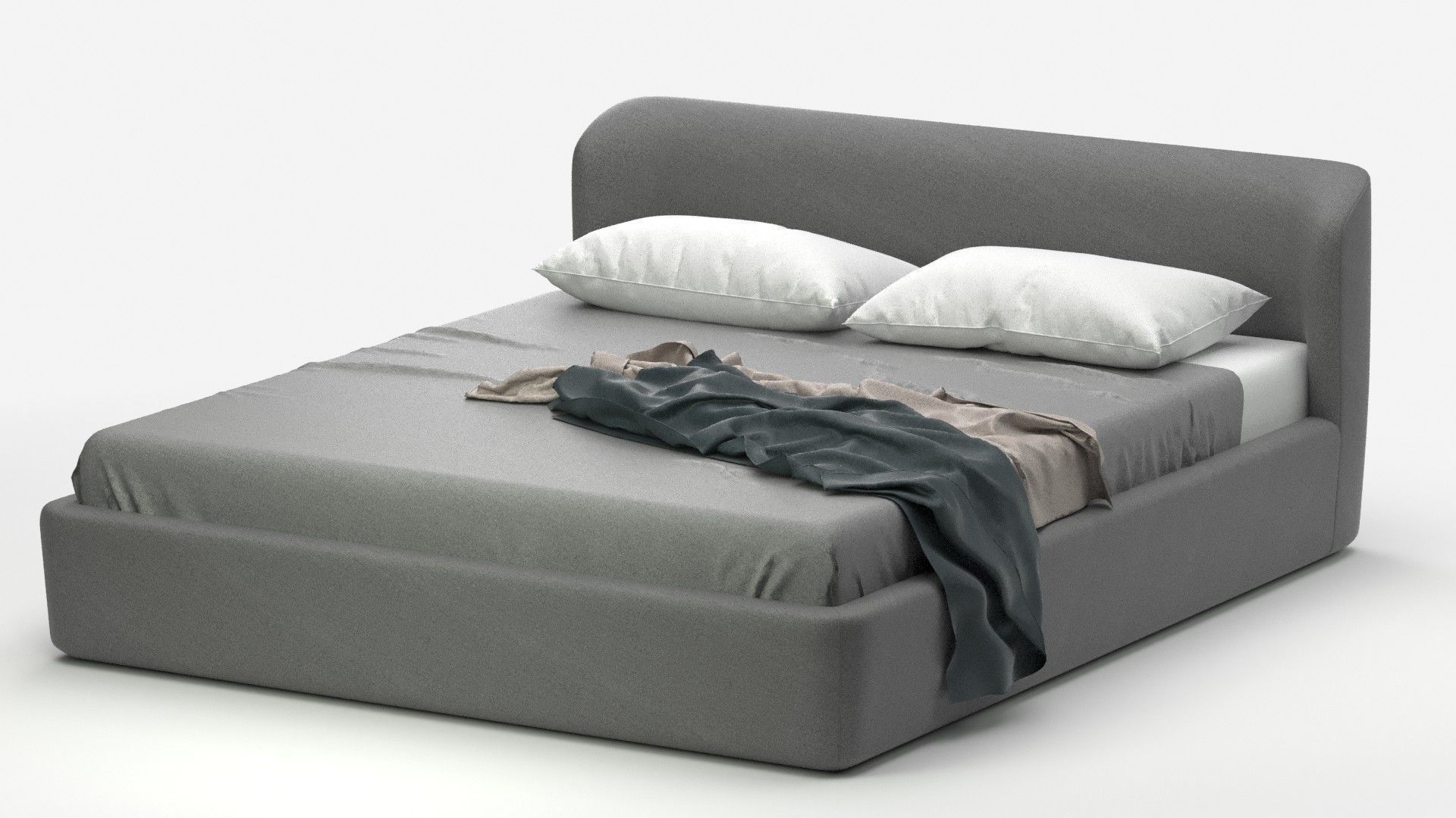 GUBI Bed 3D model_13