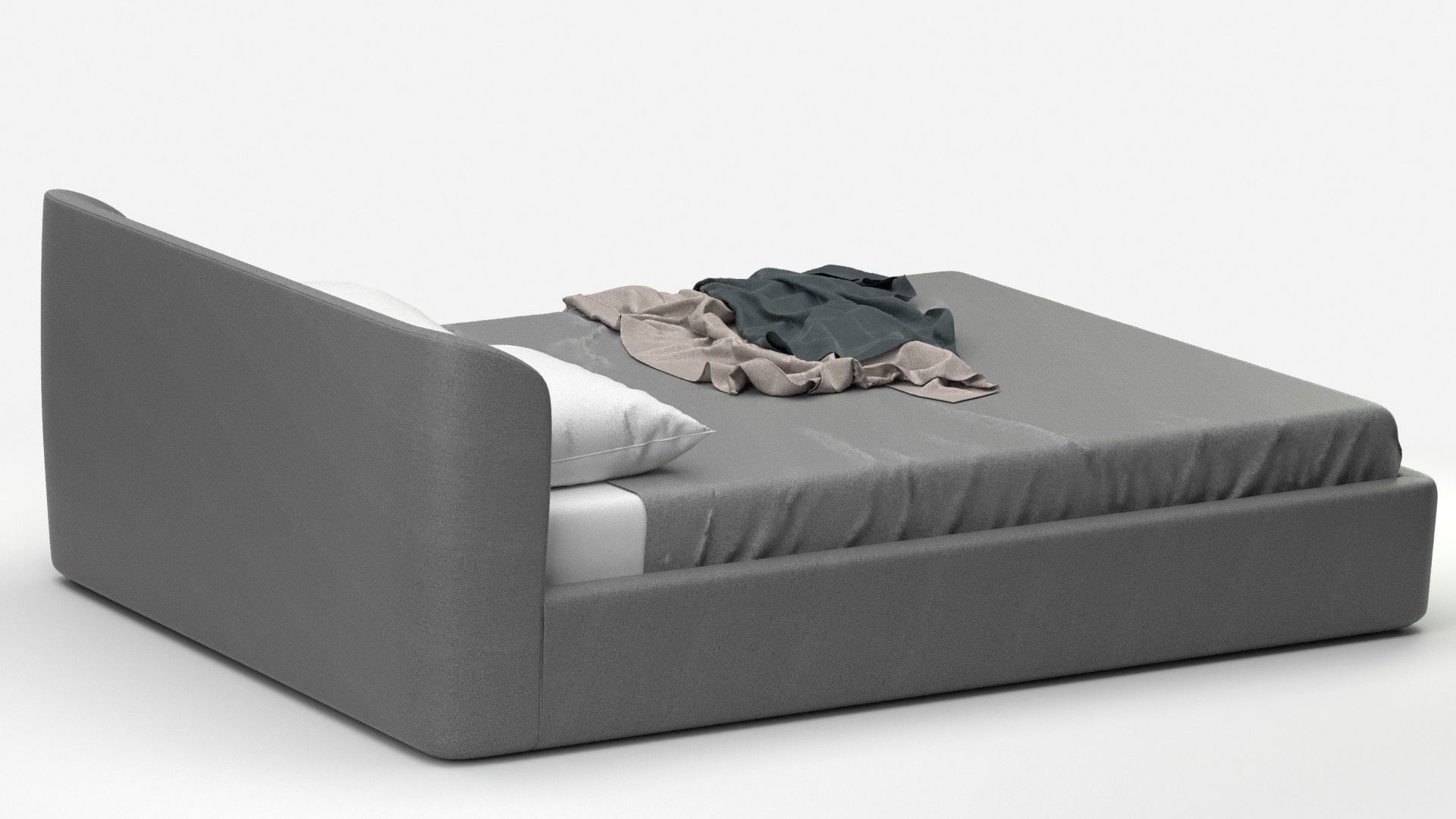 GUBI Bed 3D model_6