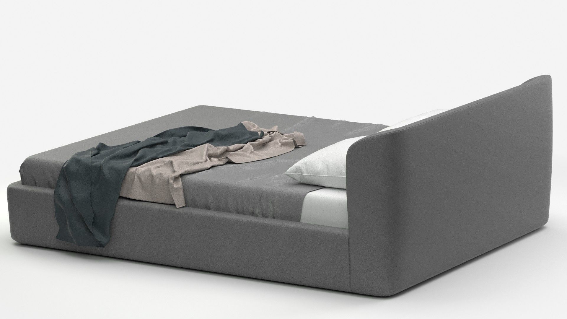 GUBI Bed 3D model_10