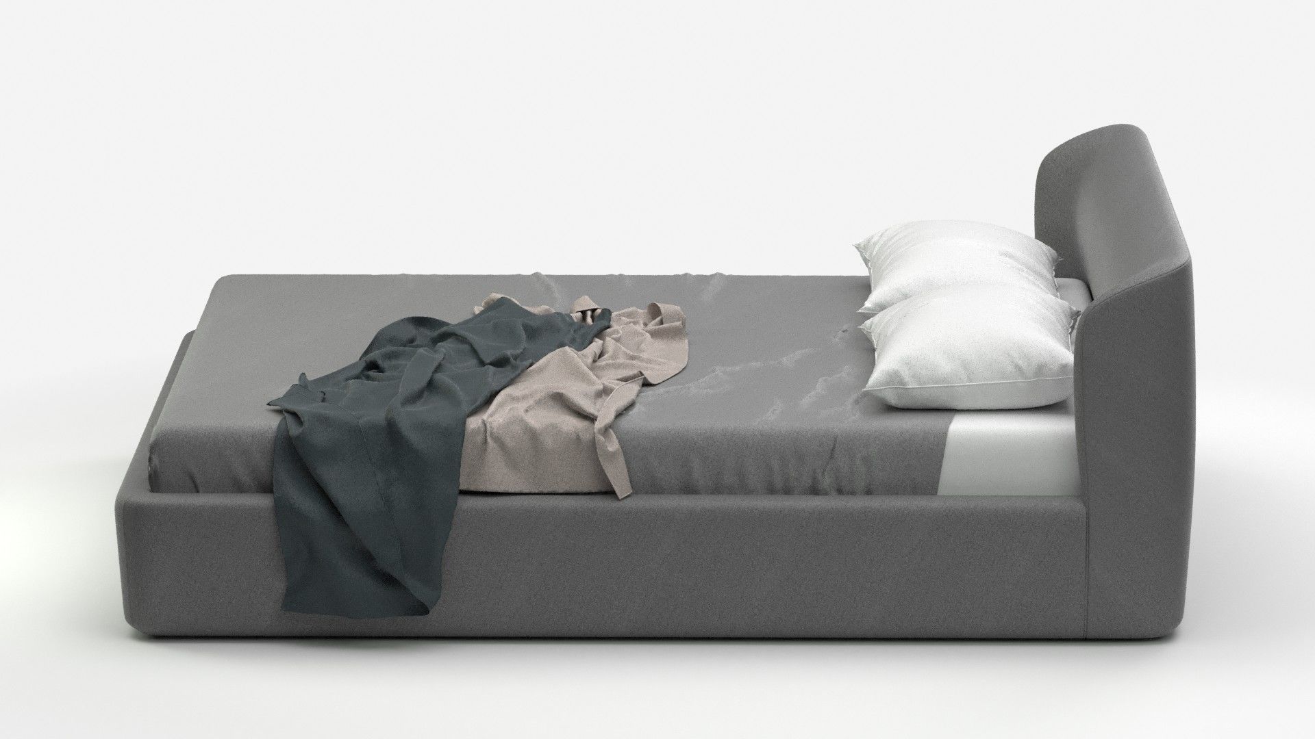 GUBI Bed 3D model_11