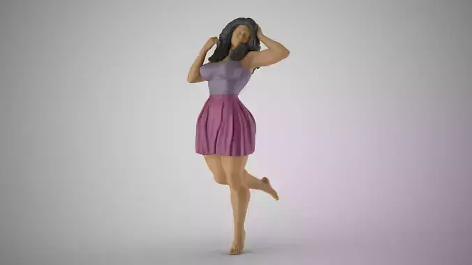 Woman in the Mirror 7 3D print model
