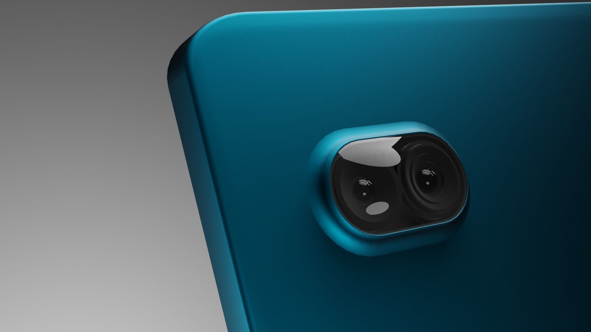 Smartphone 3D model huawei pro 3D model_3