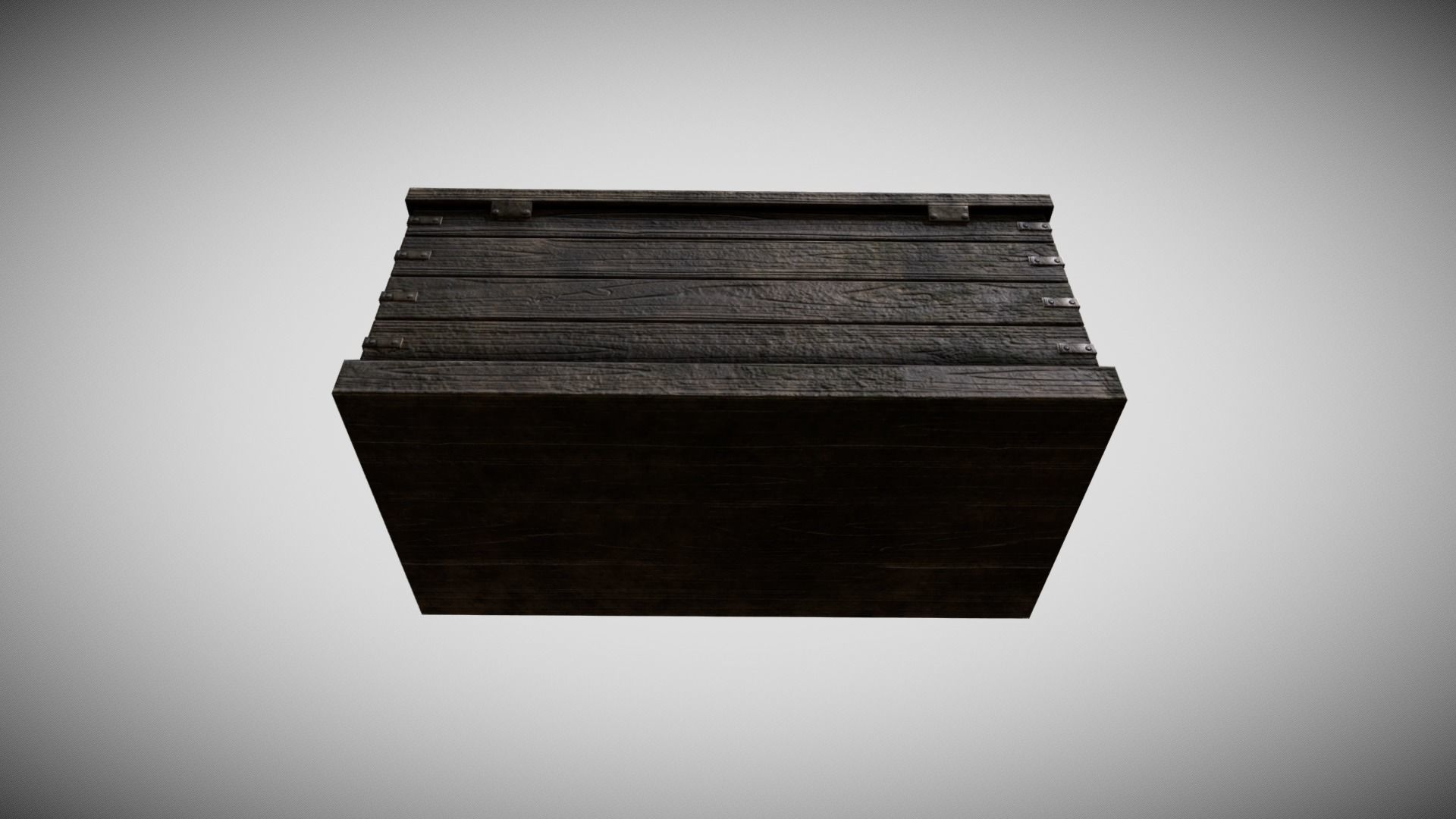 Fantasy Chest Low-poly 3D model_7
