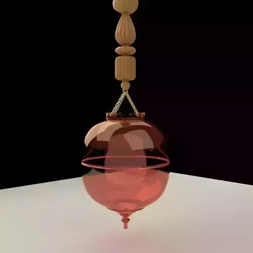 Chinese Red Lantern 3D model