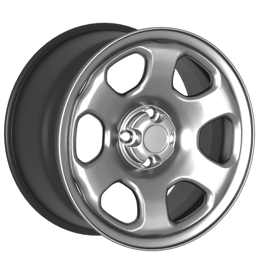 Generic steel rim  3D model_1
