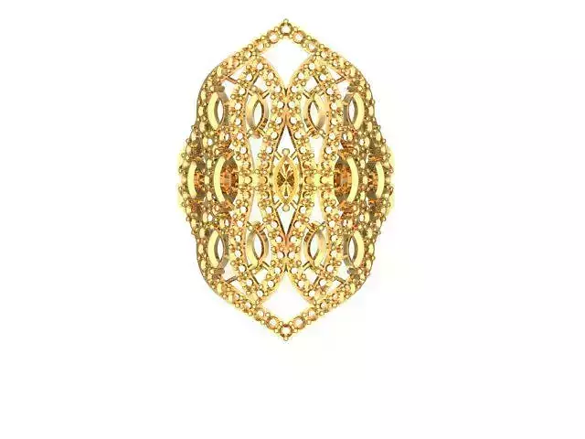 diamond  ring printable silver golden jewelry stl 