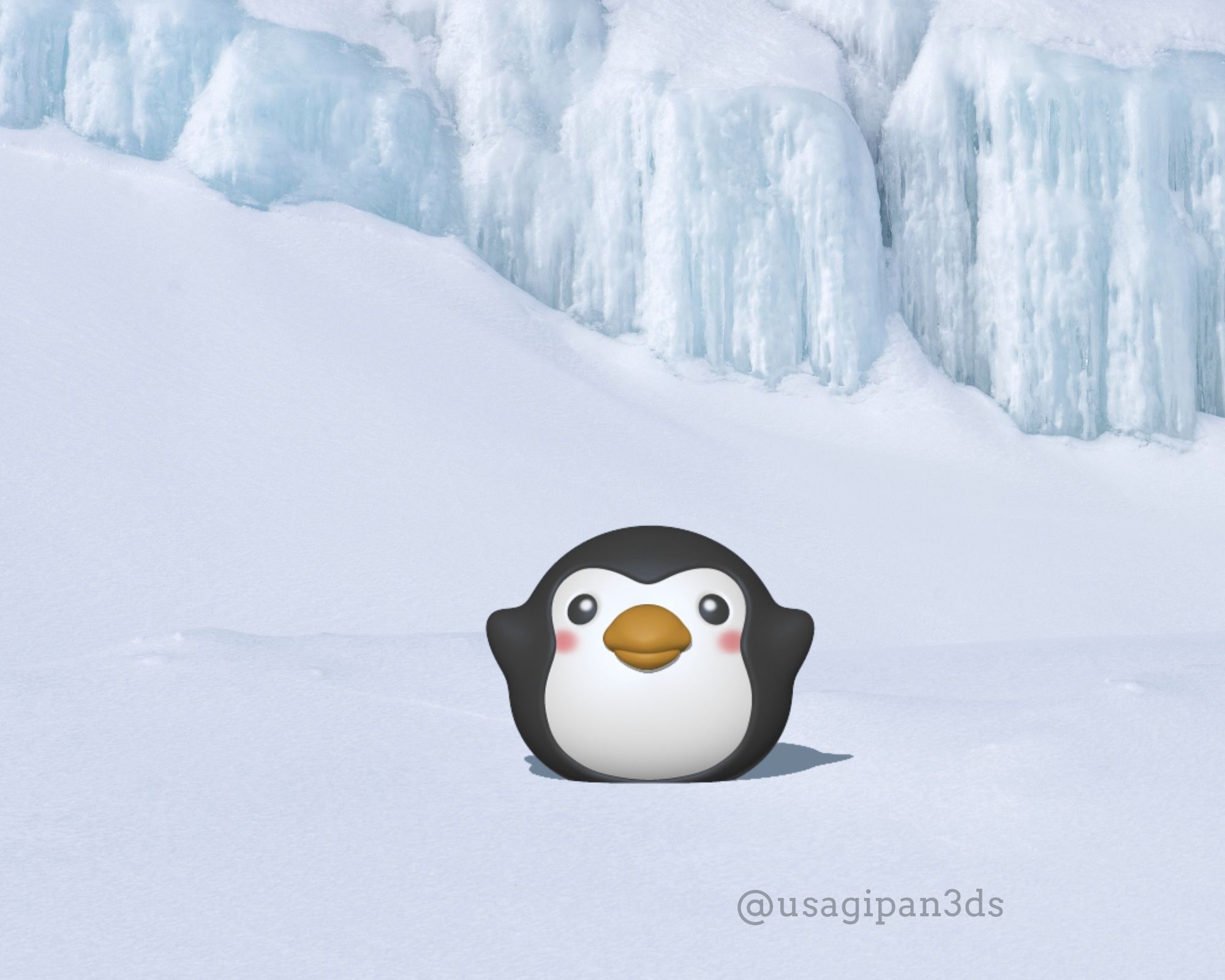 A Round Penguin to decorate and play 3D print model_1