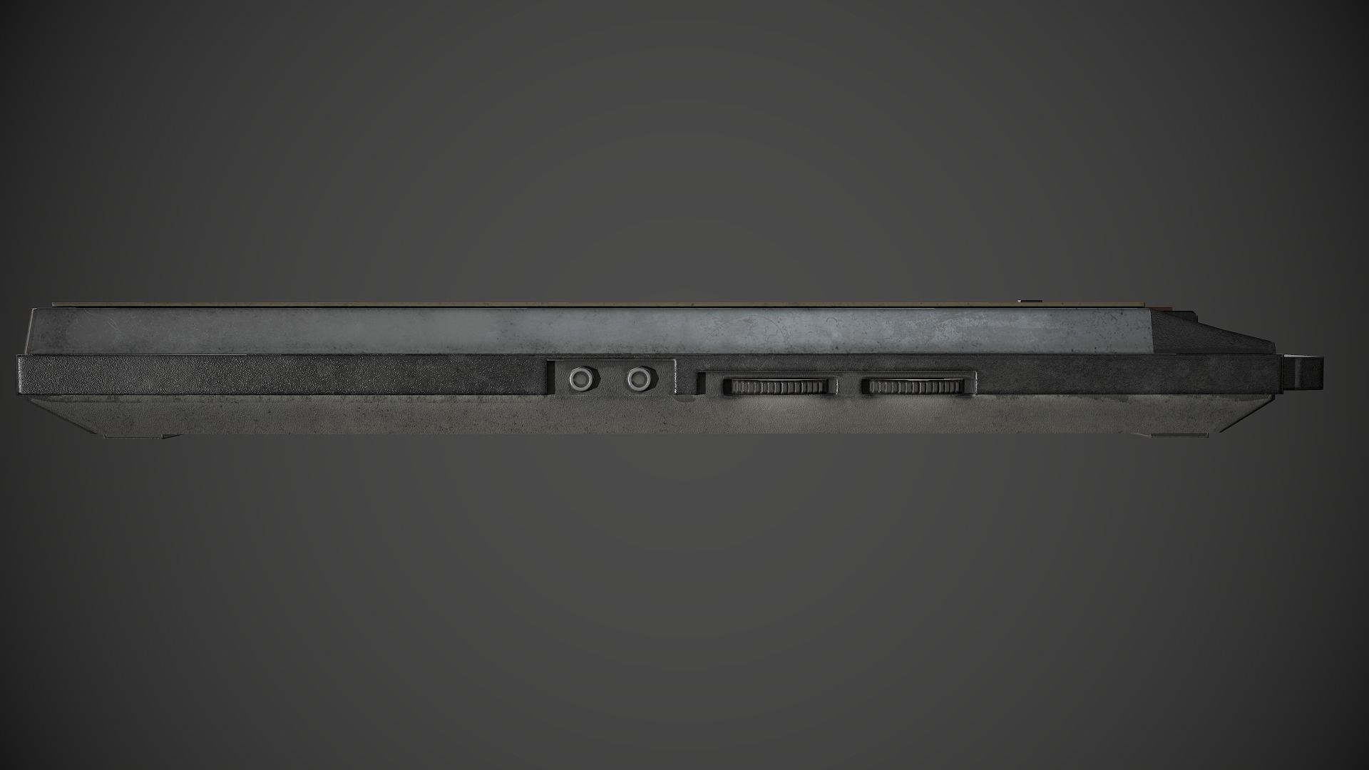 Cassette Player Audio Low-poly 3D model_8