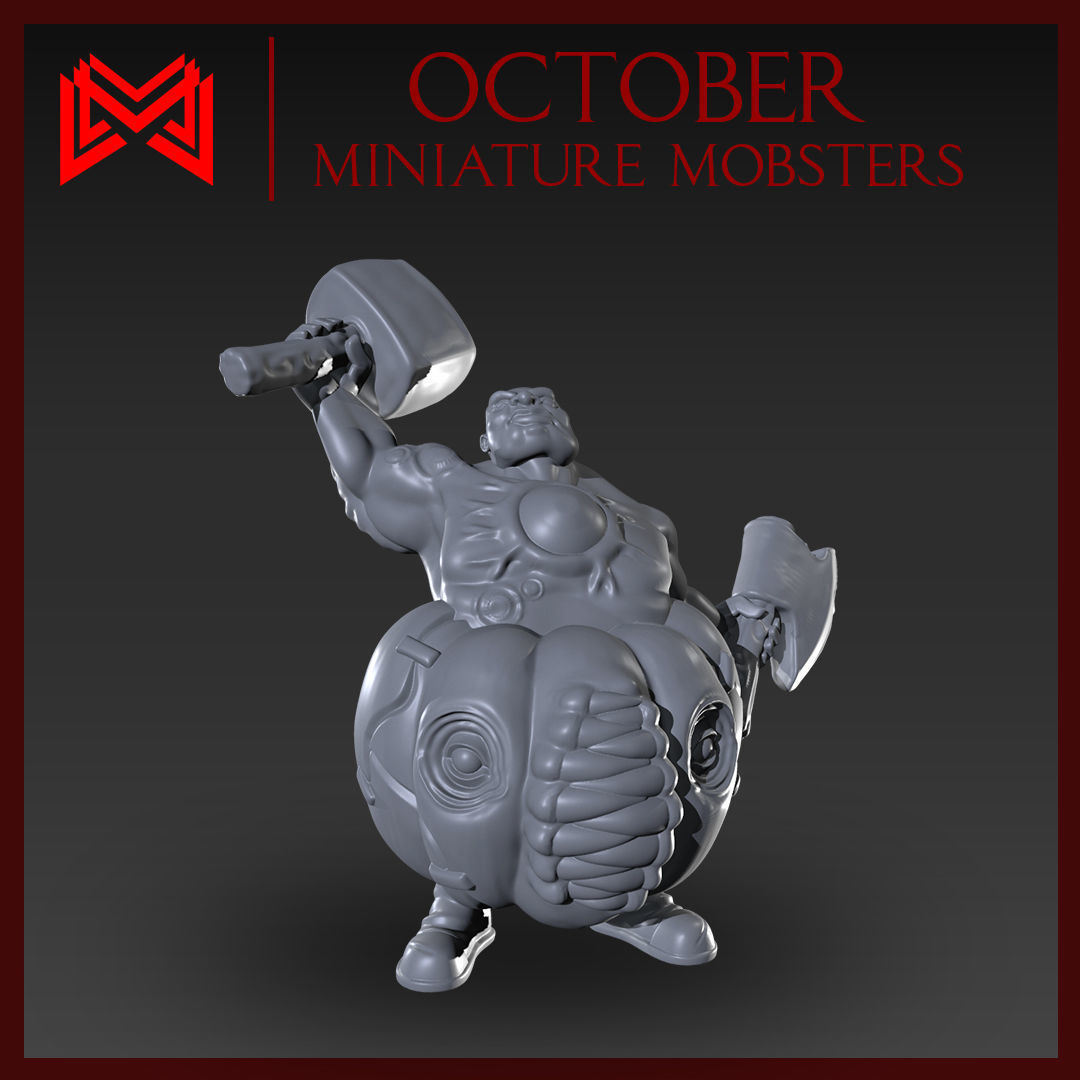 October Miniatures - Pumpkin Theme 3D print model_7