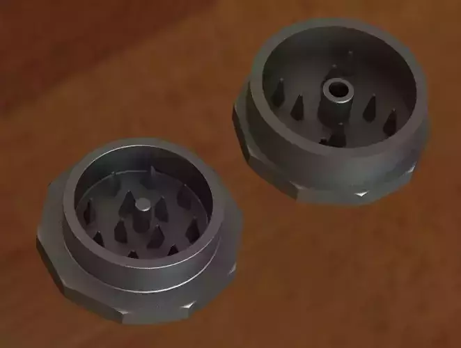 Weed Grinder Classic Style - Herbal Grinder 3D print model
