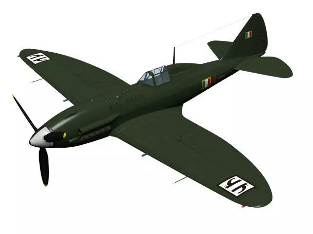 Reggiane Re2005 Sagittario 3D model