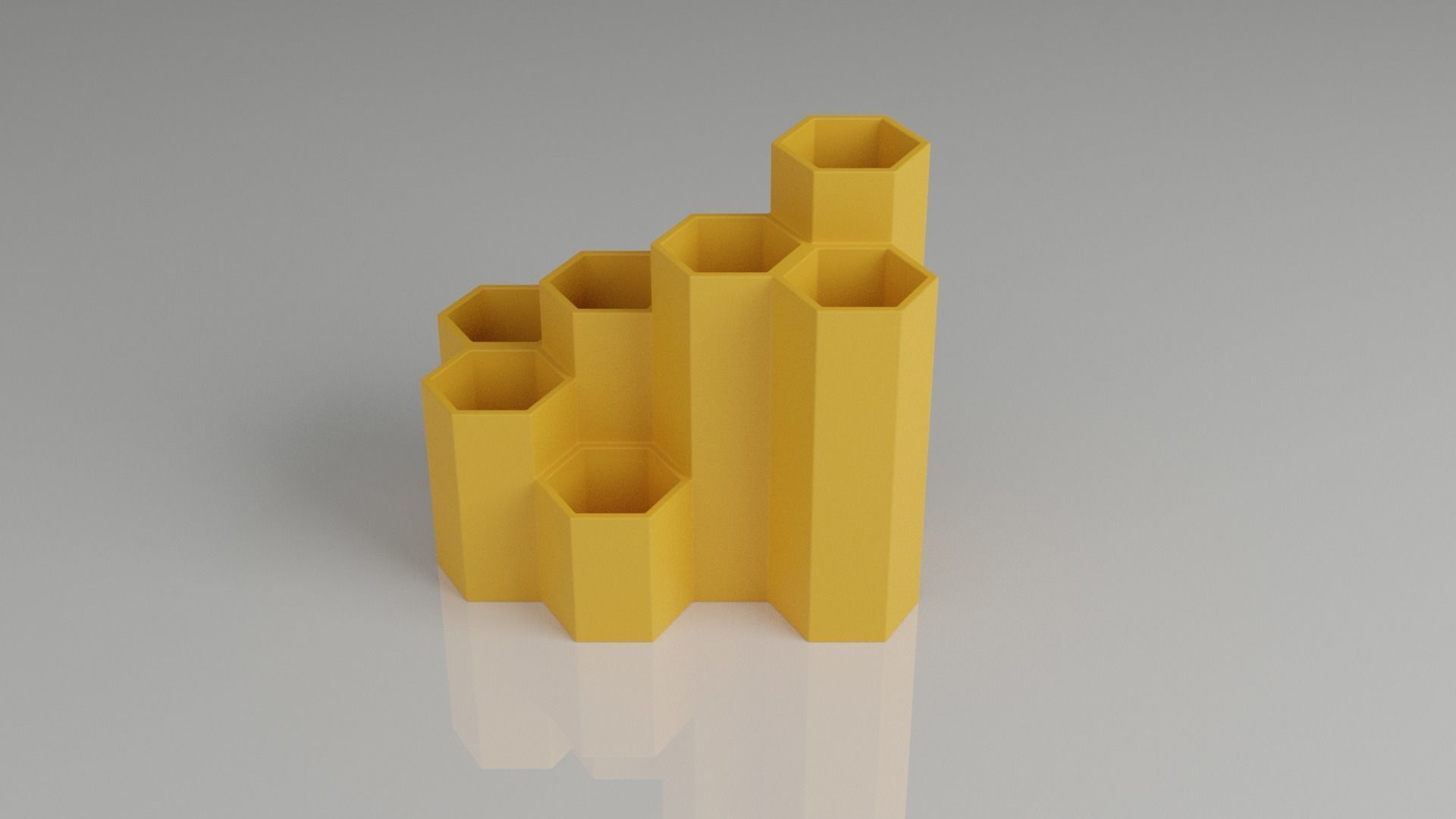 Hive Pen Holder 3D print model_3