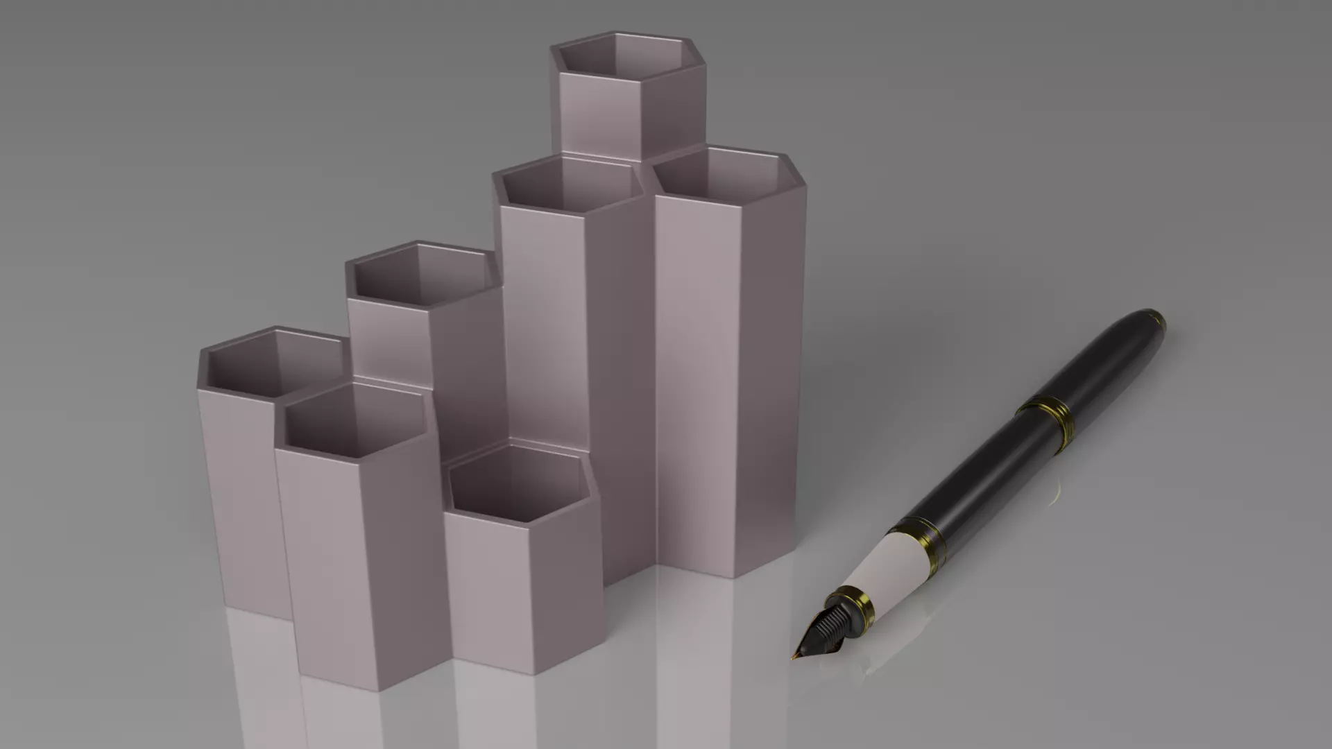 Hive Pen Holder 3D print model_0