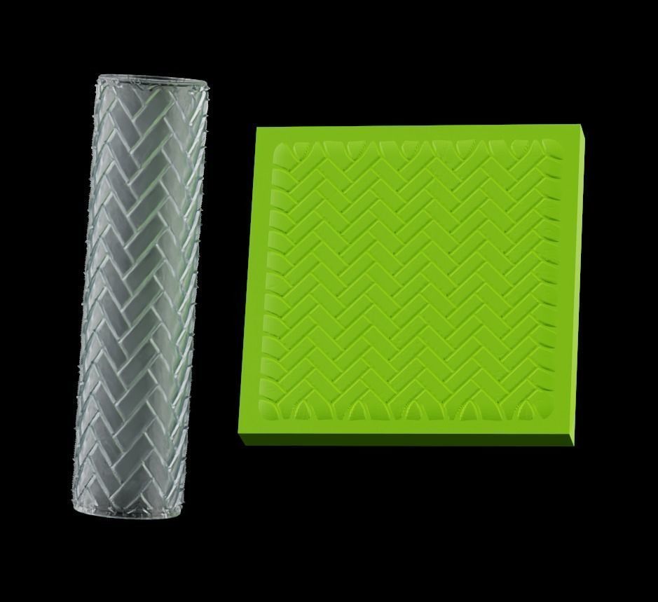 4 SEAMLESS TEXTURE ROLLER 3D print model 3D print model_3