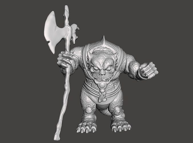 REPTILIAN VINTAGE THUNDERCAST REPTILIO COMPLETO 3D print model