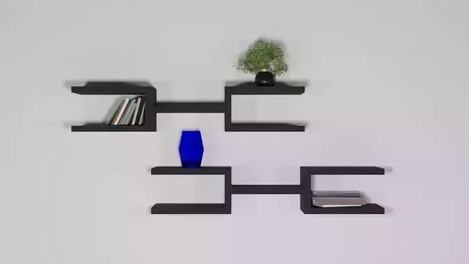 Shelve shelf 3D model