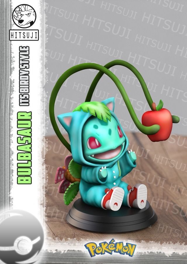 Bulbasaur ItsBirdy Style 3D print model_5