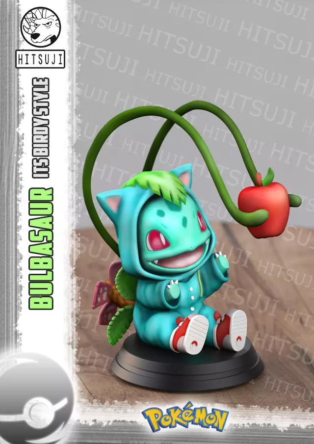 Bulbasaur ItsBirdy Style 3D print model_0