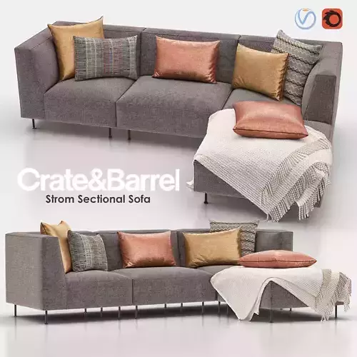 STROM Sectional Sofa I 3D model